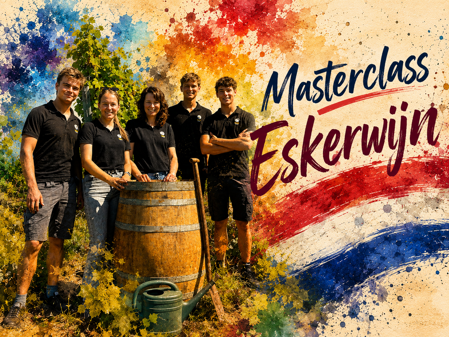 Wijnmakers masterclass Eskerwijn in Amsterdam