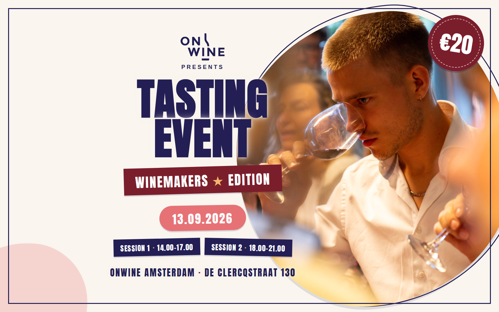 Tasting Event Winemakers Edition: wijn proeven met de wijnboeren in de ONWINE winkel in Amsterdam