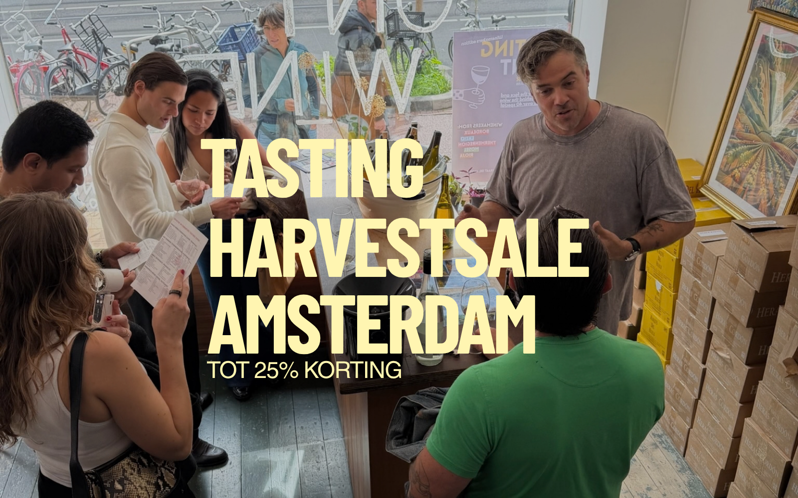 Oogstsale Proeverij in Amsterdam